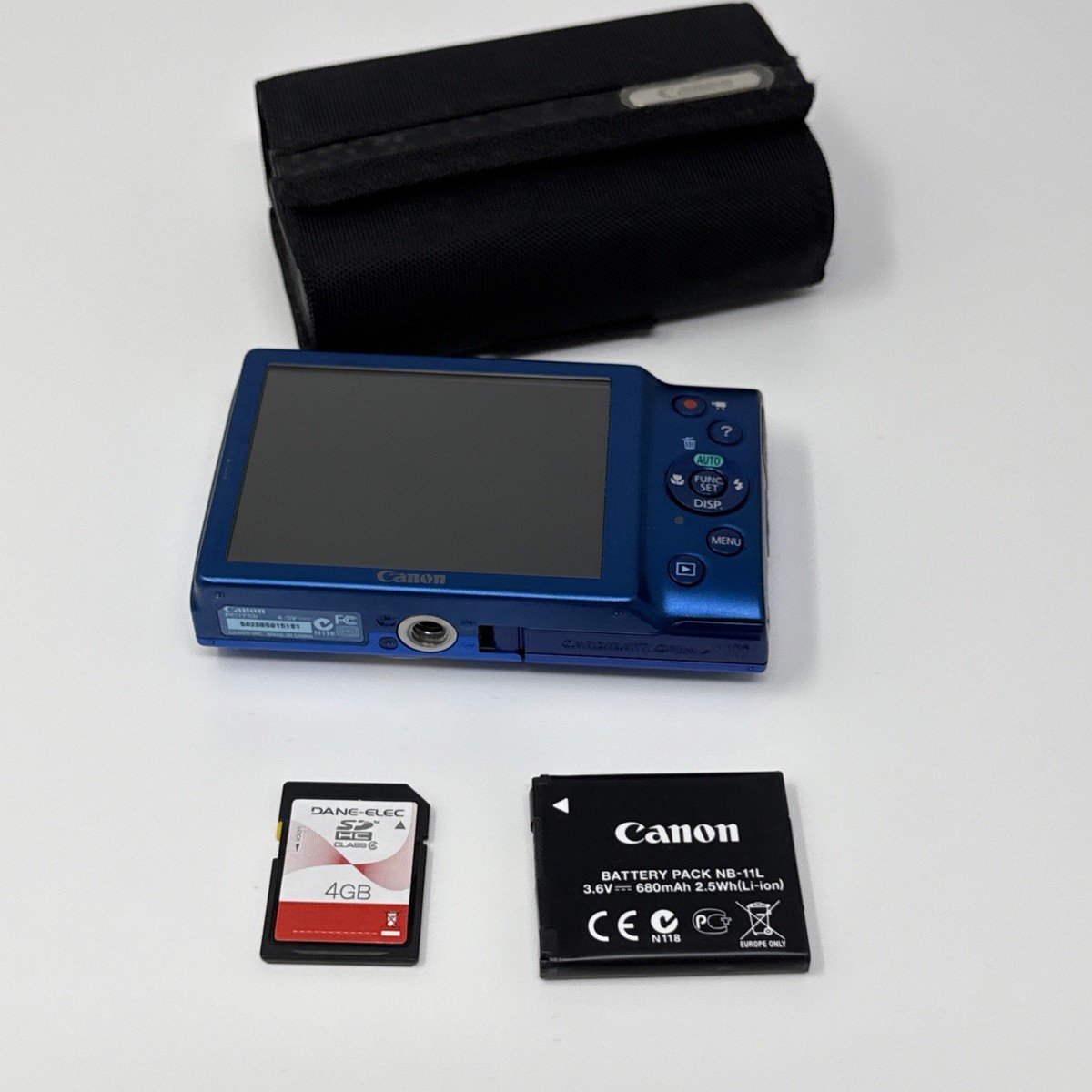 Canon PowerShot A4000 IS 16.0MP Digital Camera - Blue for sale