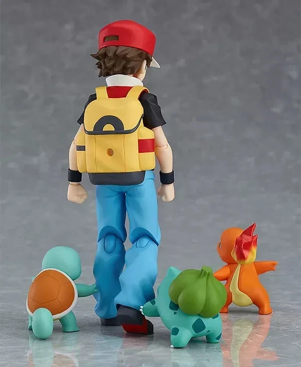 Figura Entrenador Pokémon Figma 356 Rojo y Pikachu Exclusivo de Nintendo Japón Foto 3 de 4