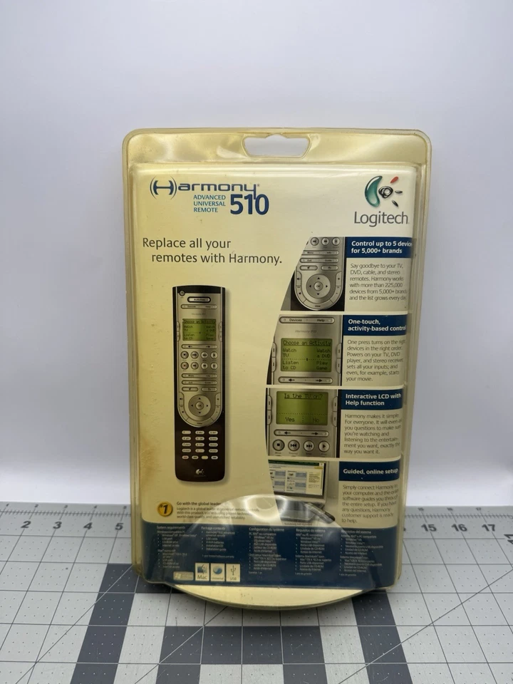 Logitech Harmony 510 Advanced Universal Remote 915-000082 NEW - Image 3 of 4