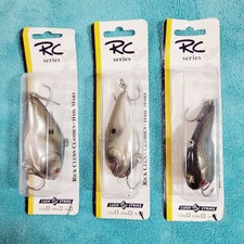 3-Luck E Strike Rick Clunn Classics Hail Mary 1oz RCHM10-157-1 Chrome/Black Lure