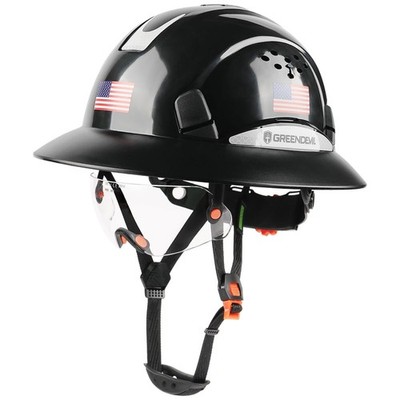 Casco De Seguridad De Ala Completa Với Toalla De Enfriamiento De Lujo Pro