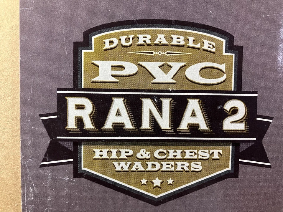 Frogg Toggs Rana II Btft PVC Hip Waders Cleated 男式尺寸 11 棕色 #2716249 全新带盒 — 第 4/4 张图片