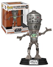 Funko POP! Deluxe Star Wars The Mandalorian #720 IG-12 With Grogu - New, Mint