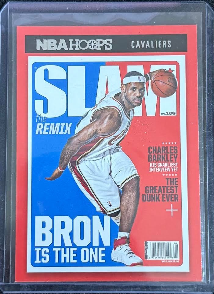 2020/21 Panini NBA Hoops Lebron James Slam Magazine #2 Cavaliers Lakers GOAT