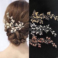 Bridal Leaf Hair Vine,Gold Leaf Hair Accessory,Leaf Wreath,Gold Hair Vine,Bride