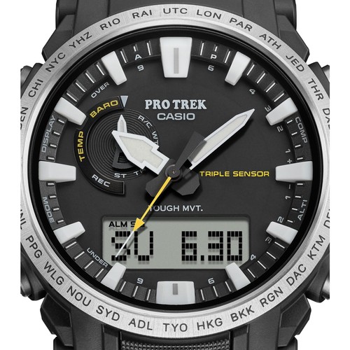 CASIO PROTREK PRW-61-1AER ALTÍMETRO,BARÓMETRO,TERMÓMETRO,BRÚJULA,SOLAR - Photo 3 sur 8