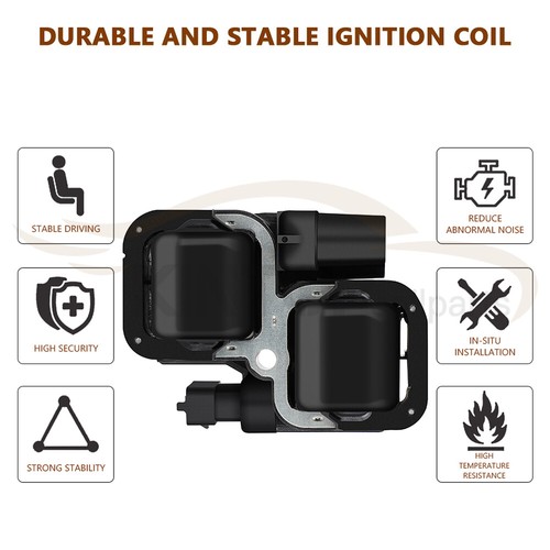 4 Ignition Coil For Mercedes Benz 1999-2003 CLK430 SL500 2001-2005 C240 C320 - Picture 5 of 9