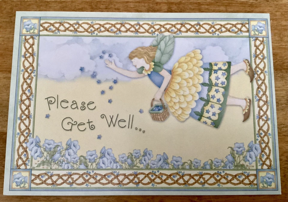 Leanin’ Tree Debbie Mumm Get Well Card W/Envelope, NEW - Image 2 of 4