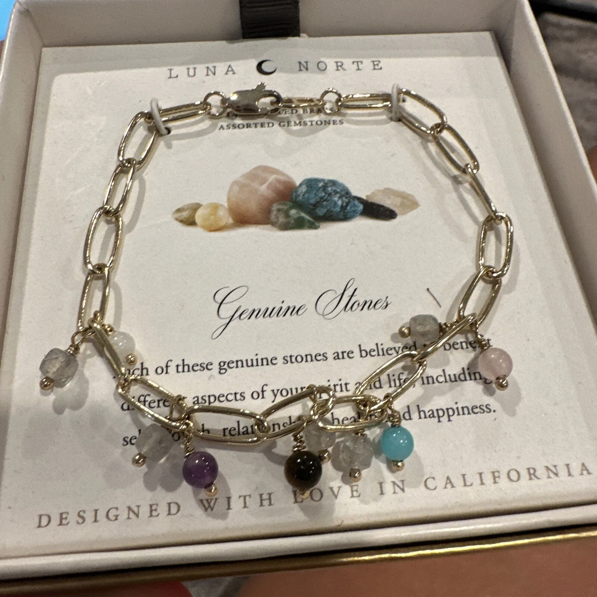 Genuine labradorite hotsell bracelet