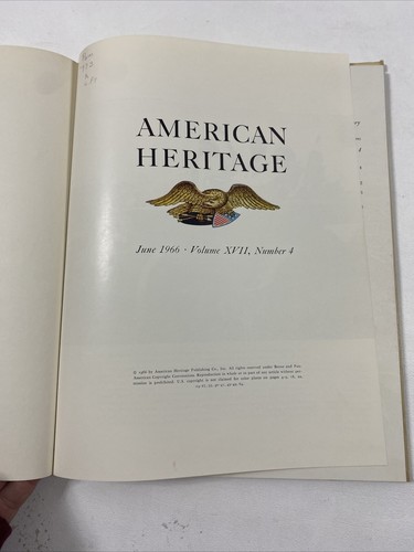 American Heritage June 1966, Volume XVII, Number 4 (Hardcover, 1966) - Picture 3 of 12