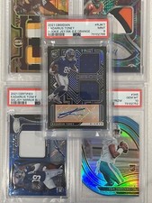 2021 Mint PSA9 Kadarius Toney Obsidian RPA Dual Patch RC Auto, Orange Etch, #/99