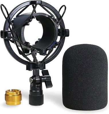 Pop Filter with Shock Mount for AT2020 AT2035 AT4040 Audio Technica Microphone