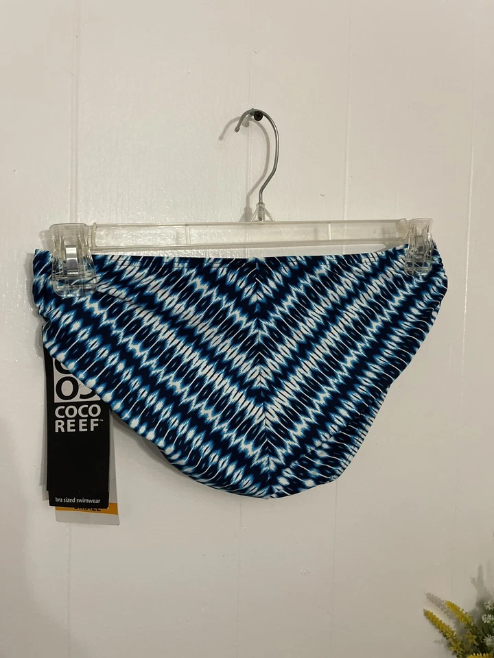 Coco Reef S Bikini Bottom Swimsuit Navy & White NWT - Image 4 of 4