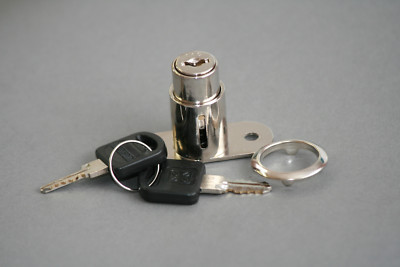 10 pcs Push plunger locks for sliding doors chrome  N506-12-110 keyed the same
