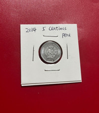 2014 5 CENTIMOS PERU COIN - NICE WORLD COIN !!!