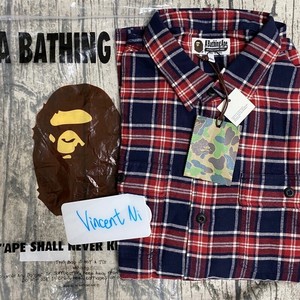 bape check shirt