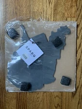 NEW Sparq Slate WEST VIRGINIA Cheese Board Write On Party Tapas 12" x 13"