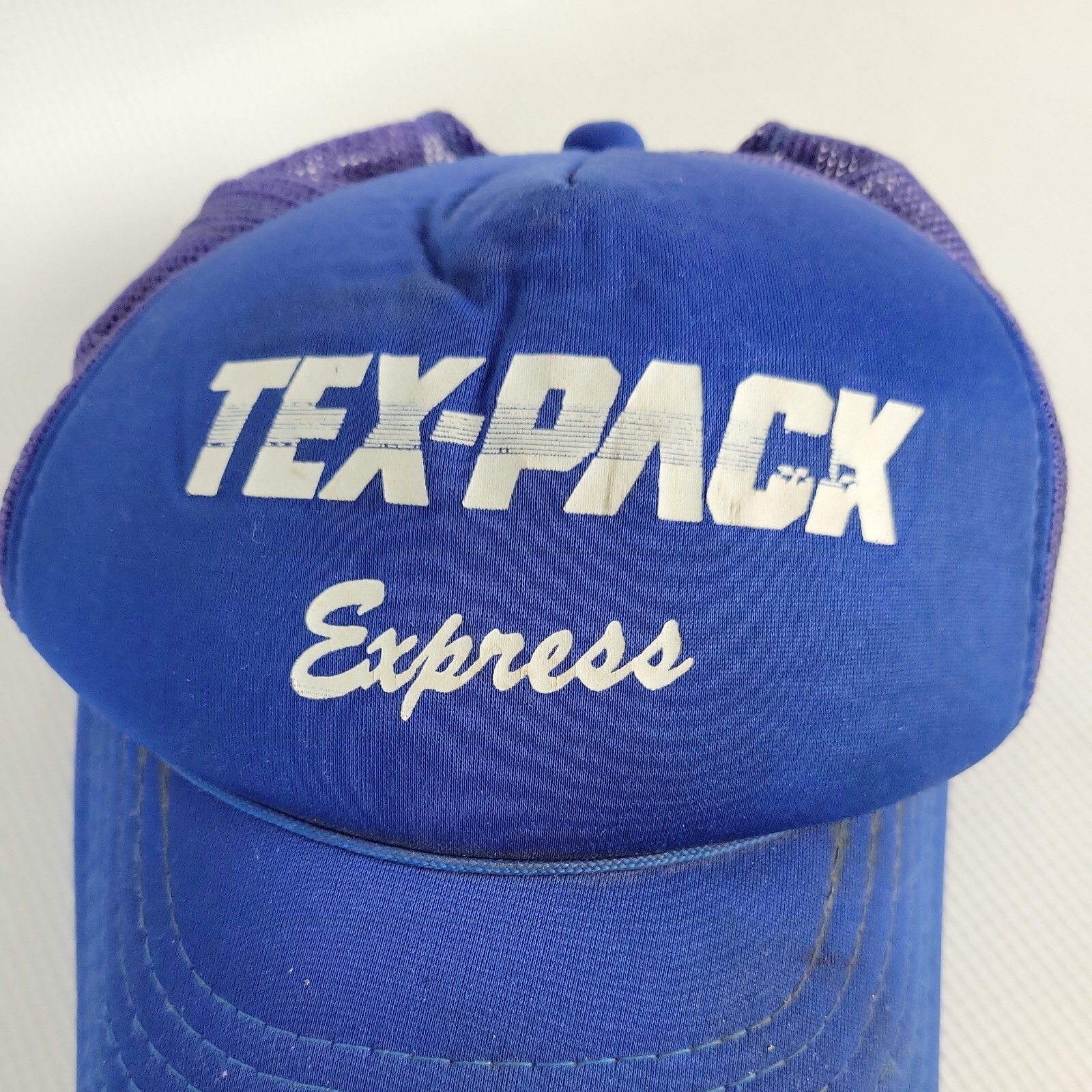 Tex Pack Express Hat Blue Adjustable Baseball Cap… - image 2