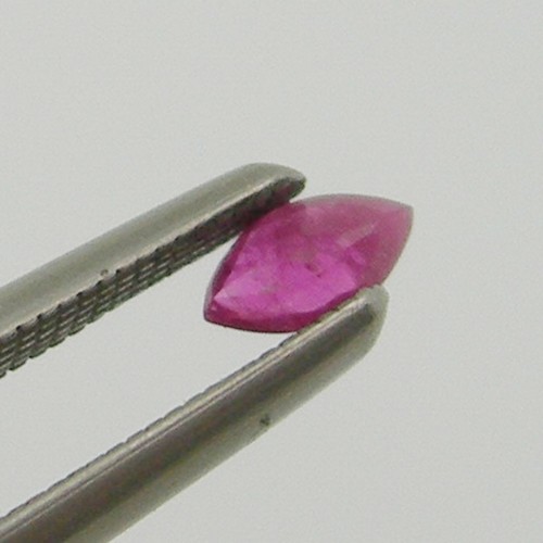 Qty = 1, Marquise 4x2 mm Cut Red-Pinkish Color Natural Ruby Loose Gemstone - Picture 3 of 8