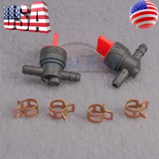 2pcs 1/4" Fuel Shut-Off Valve For Craftsman lt2000 with Kohler engine SV590S