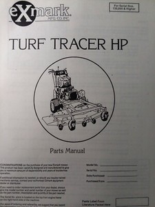 Exmark Turf Tracer Hp Walk Hydro Lawn Mower Parts Manual 48 36 52 Sn 130000up Ebay Exmark Turf Tracer Hp Walk Hydro Lawn Mower Parts Manual 48 36 52 Sn 130000up Ebay