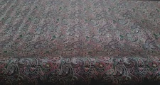 Mill Creek Swavelle dark paisley Babu Sapphire fabric 56" width BTY 10yds NEW