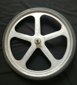 vintage tricycle wheels