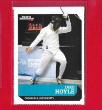 2015 SI Sports Kids JAKE HOYLE Rookie RC, espada de aluminio de esgrima/campeón olímpico #424