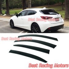 For 2014-2018 Mazda 3 4/5dr JDM Style Side Window Visors