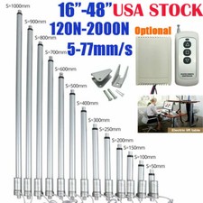 DC12V 2000N 120N 250N 700N 900N Linear Actuator with Remote Control 16inch 40in