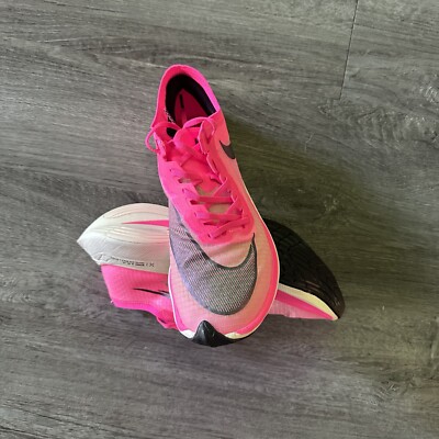 Nike ZoomX Vaporfly Next % Pink Running Shoes Mens Size 7.5
