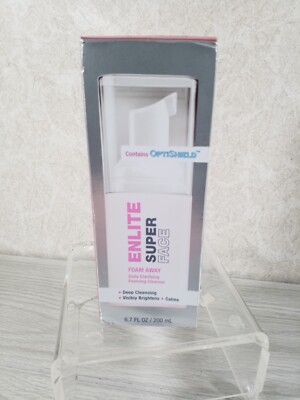 Enlite Super Face FOAM AWAY Daily Clarifying Foaming Cleanser 6.7 fl.oz NEW