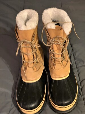 Cabela s high-top fleece lined duck boots, EUC, size 12D