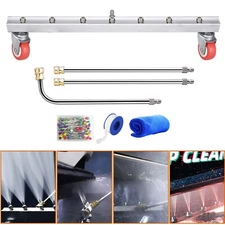 39" Pressure Washer Undercarriage Surface Cleaner Water Broom Under Car 4000 PSI