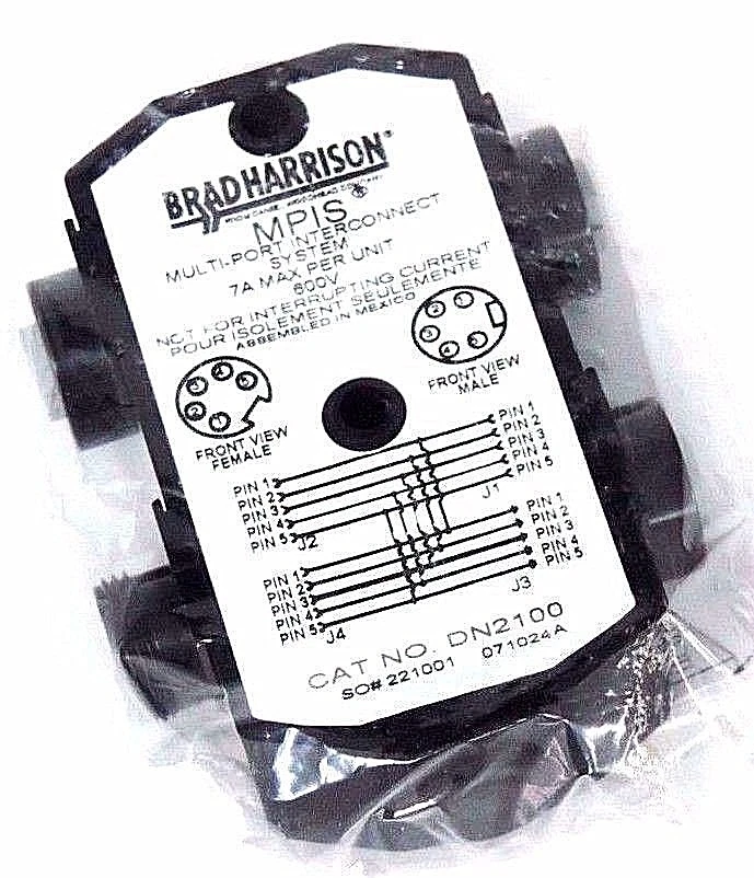 NIB BRAD HARRISON MPIS MULTI PORT INTERCONNECT SYSTEM CAT NO. DN2100 7A MAX  - Image 2 of 4
