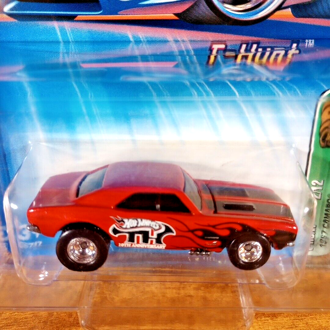 Hot Wheels Treasure Hunt T-Hunt '67 1967 Camaro Red Real Riders TH