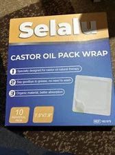 Selalu Castor Oil Pack Wrap 10 Pack