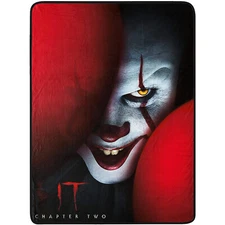 Halloween Haunting Pennywise IT Chapter2  Blanket Warm Soft Super Throw 46"x60''