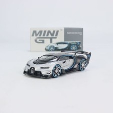 MINI GT 1:64 Bugatti Vision Gran Turismo Silver LHD Car in box
