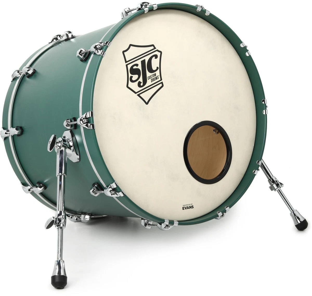 Evans custom 2024 bass drum heads