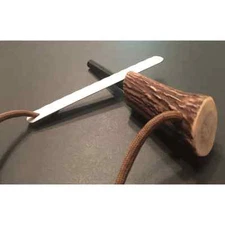 Stag & Steel Ferro Fire Starter by Every Knight Forge (Handcrafted in the USA)