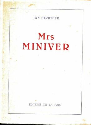 Mrs. Miniver - Jan Struther - V313414