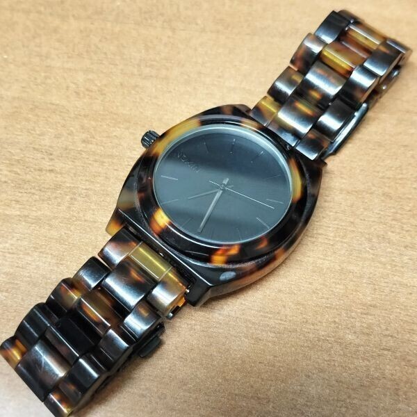 NIXON THE TIME TELLER ACETATE A327646 Quartz Unisex Watch Analog From Japan
