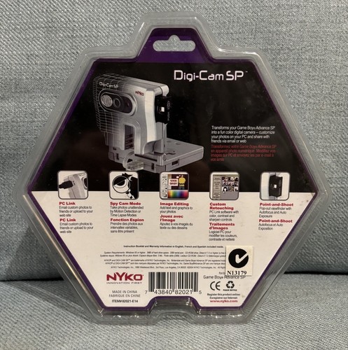 NEW GameBoy Advance SP Camera Cam Digital Nyko Digi-Cam EXTREMELY RARE - Picture 4 of 13