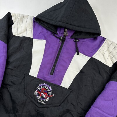 Vintage 1994 Toronto Raptors NBA Starter Jacket 1/4 Zip Pullover