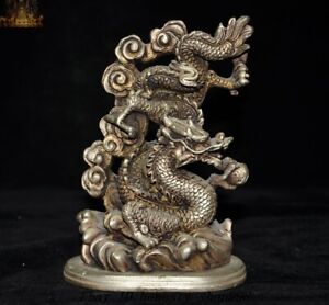 Old Chinese Feng  Shui  Silver Auspicious Lucky  Animal  