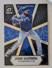 2016 Donruss Optic Jose Bautista Blue Illusion /149 #I-4 Toronto Blue Jays
