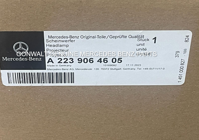 OEM 2239064605 Mercedes Benz Genuine S500 S580 2021-2023 Right 