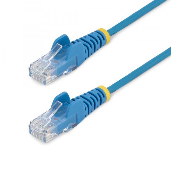 Startech - Cables CAVO DI RETE ANTIGROVIGLIO SLIM RJ45 DA 2M - BLU