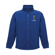 Spliffy Fleece Jacket Full Zip Retro 90s Regatta Dam Coffee Shop Smart Urban